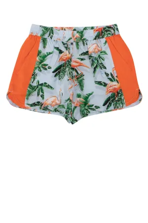 Stella McCartney Kids Flamingo Print Shorts