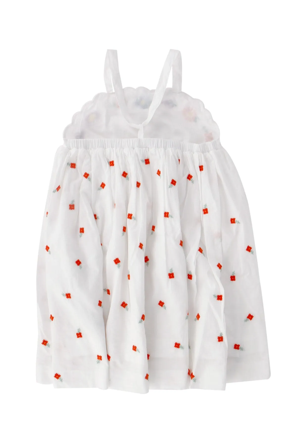 Stella McCartney Kids Flowers Embroidered Dress