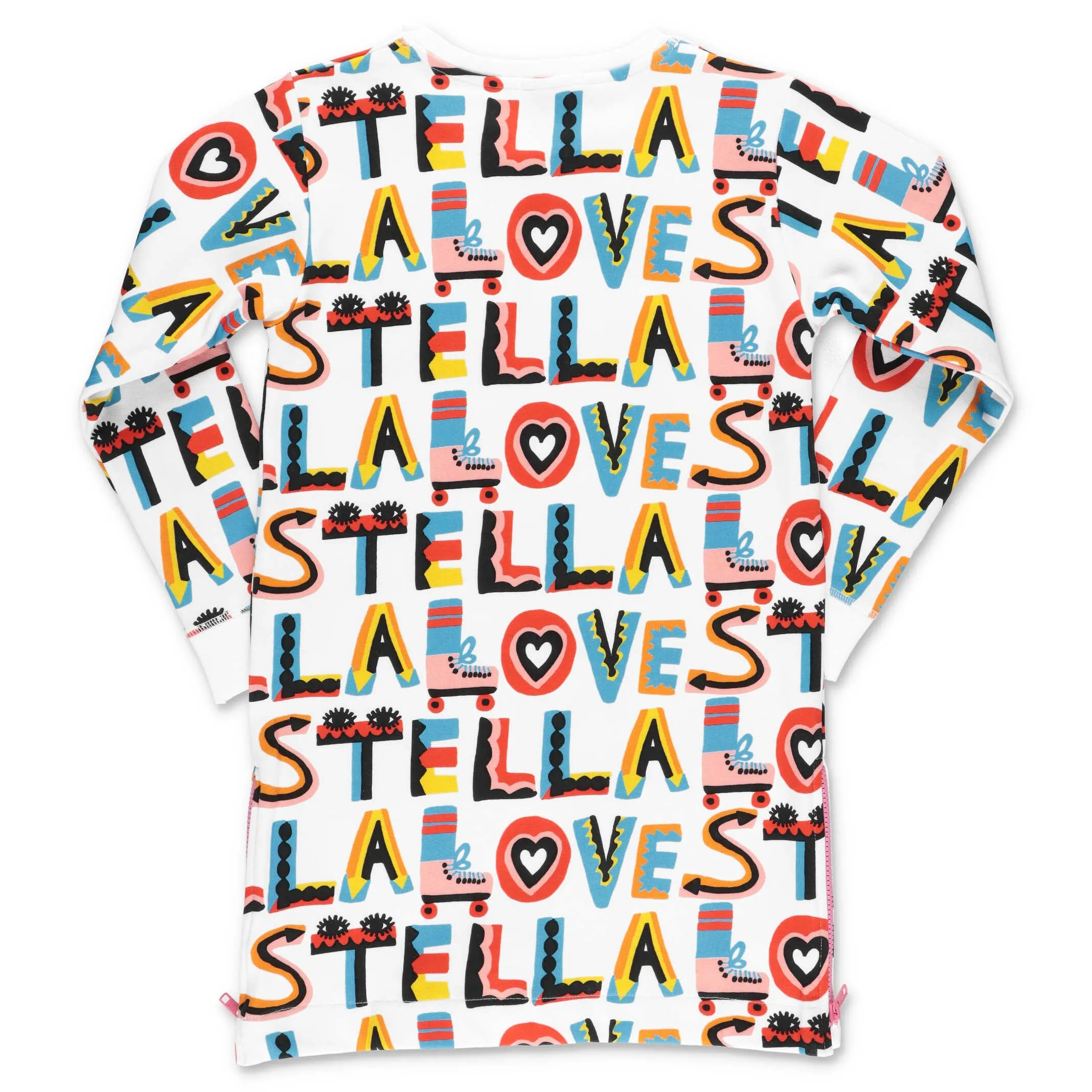 Stella McCartney Kids Graphic Logo Printed Dress