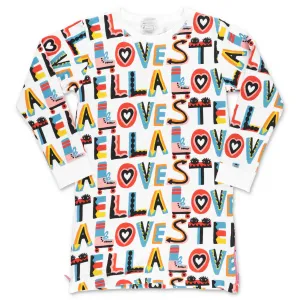 Stella McCartney Kids Graphic Logo Printed Dress