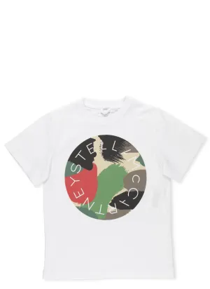 Stella McCartney Kids Graphic Logo Printed T-Shirt