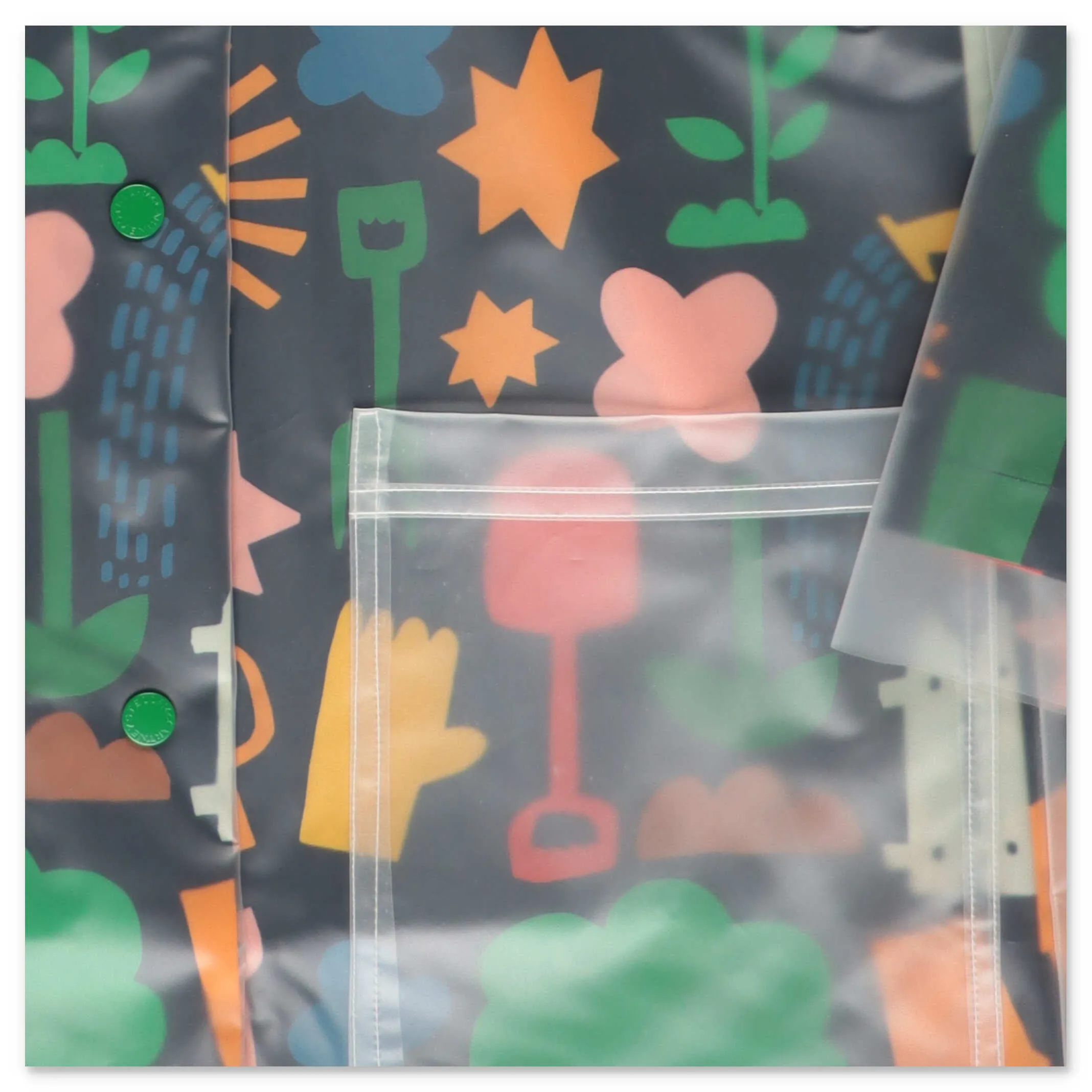 Stella McCartney Kids Graphic Print Parka Coat