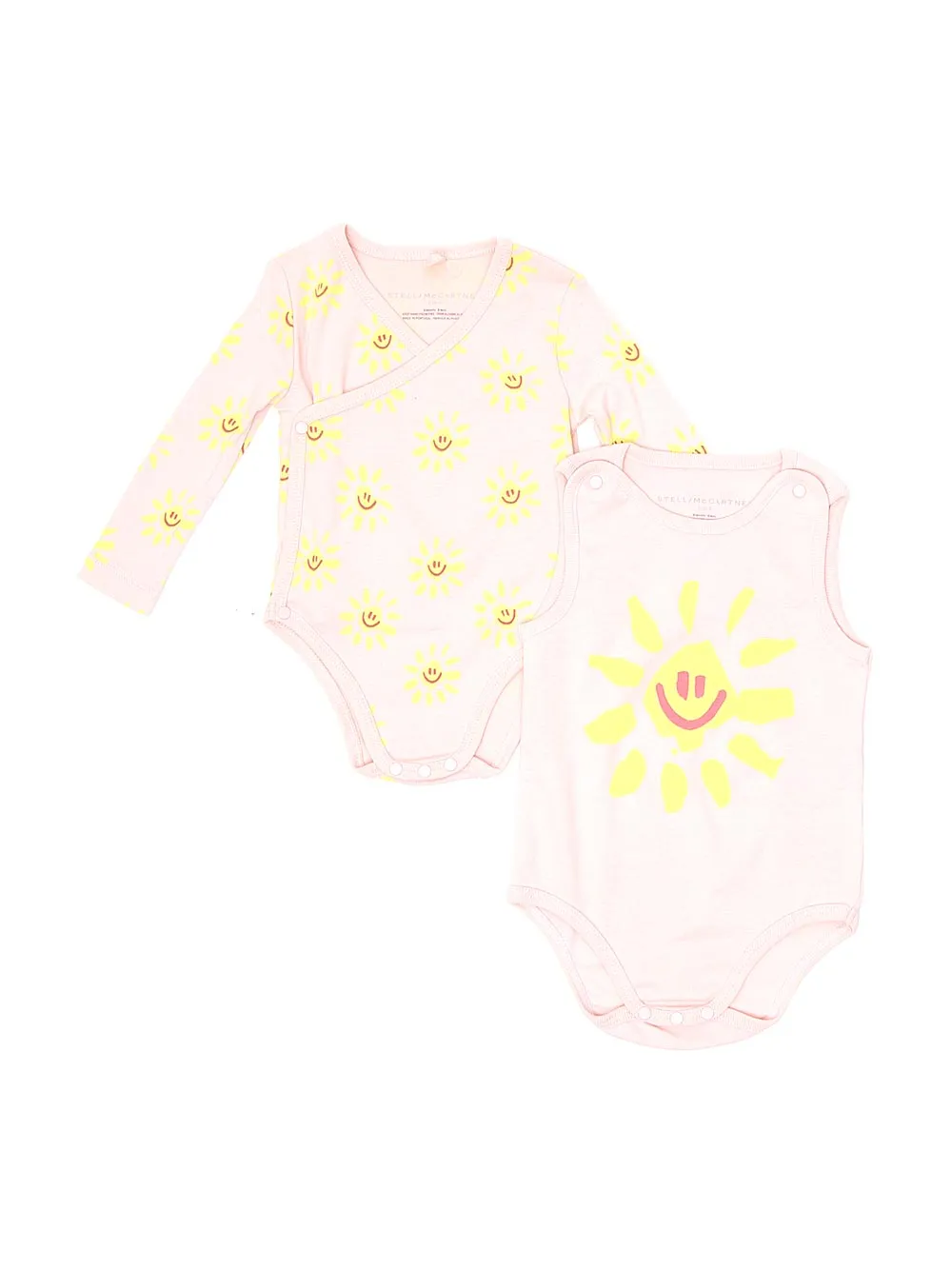 Stella McCartney Kids Happy Sun Two-Pack Babygrow Sets
