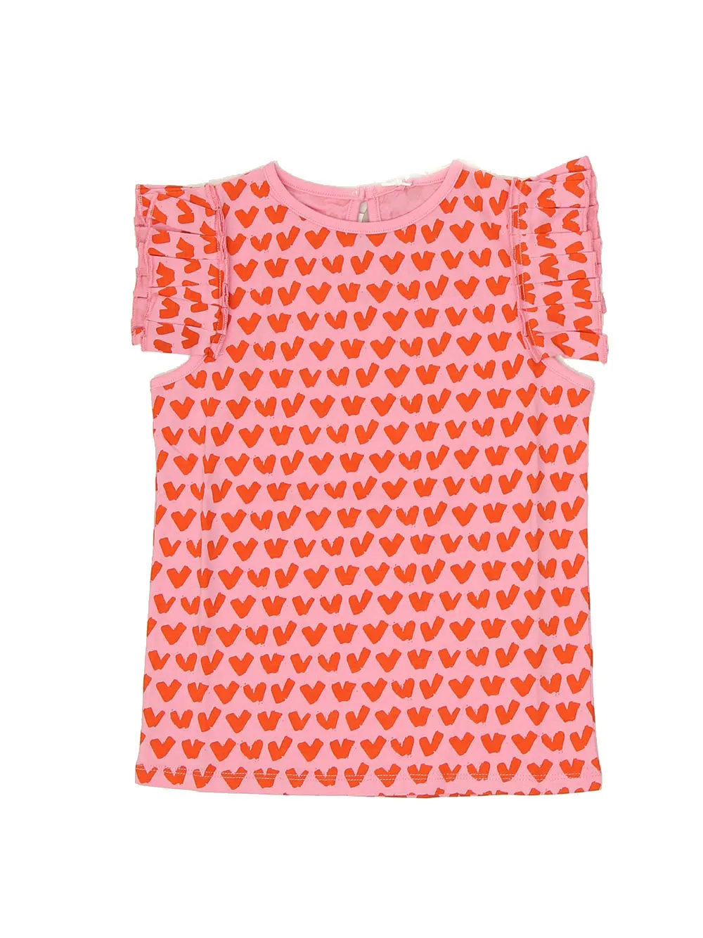 Stella McCartney Kids Heart Print Sleeveless Top