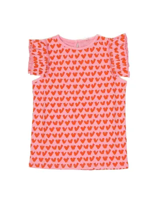 Stella McCartney Kids Heart Print Sleeveless Top