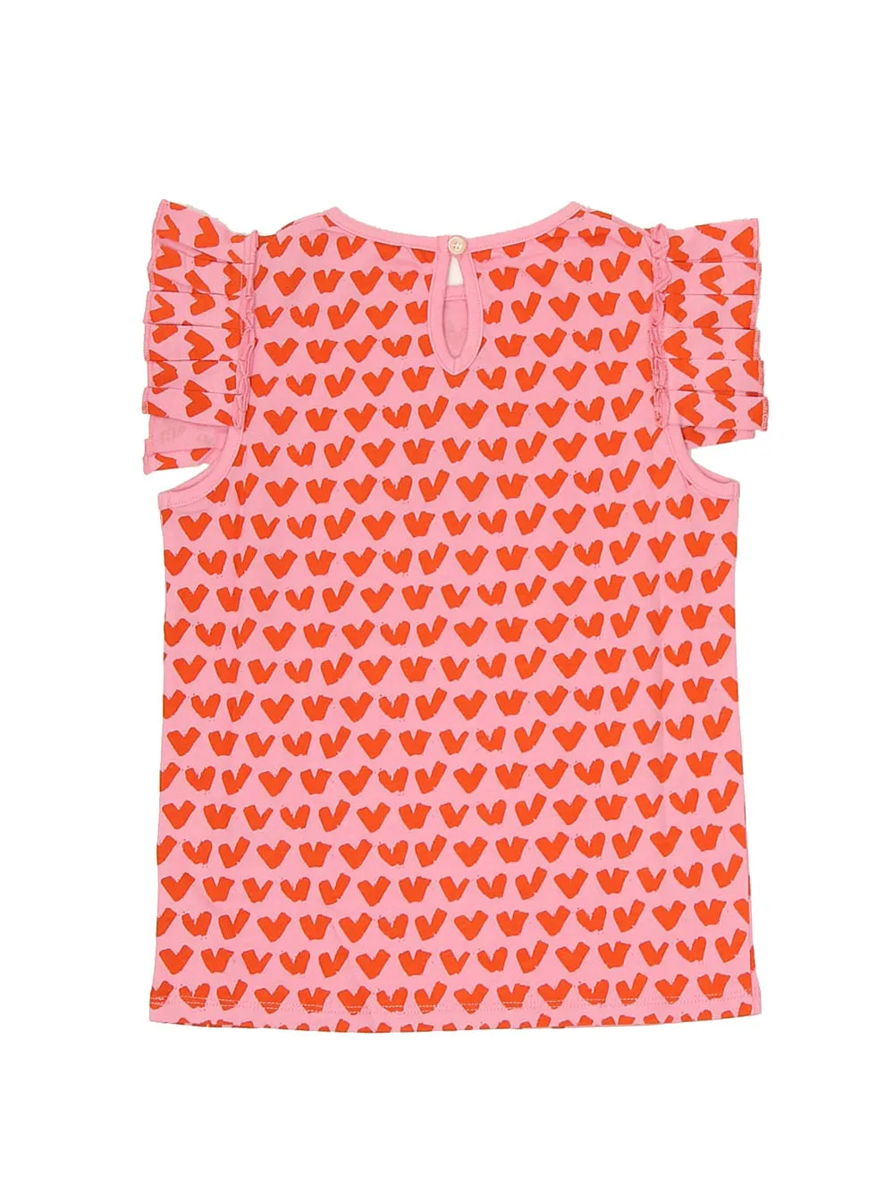 Stella McCartney Kids Heart Print Sleeveless Top