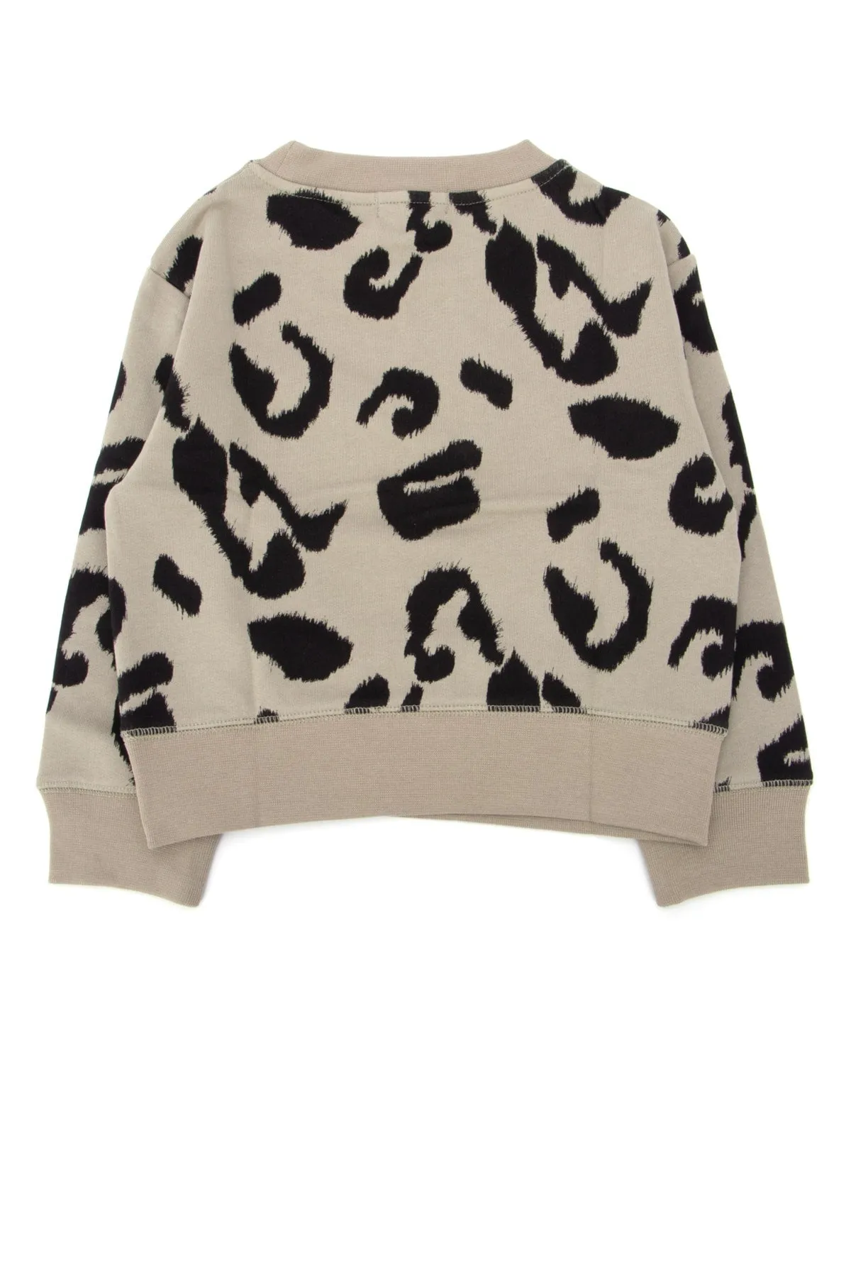 Stella McCartney Kids Leopard Patterned Crewneck Sweatshirt