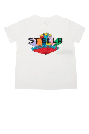 Stella McCartney Kids Logo Print Crewneck T-Shirt