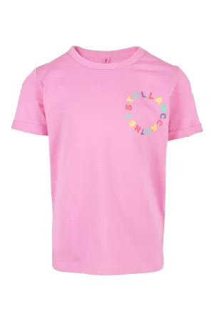 Stella McCartney Kids Logo Printed Crewneck T-Shirt