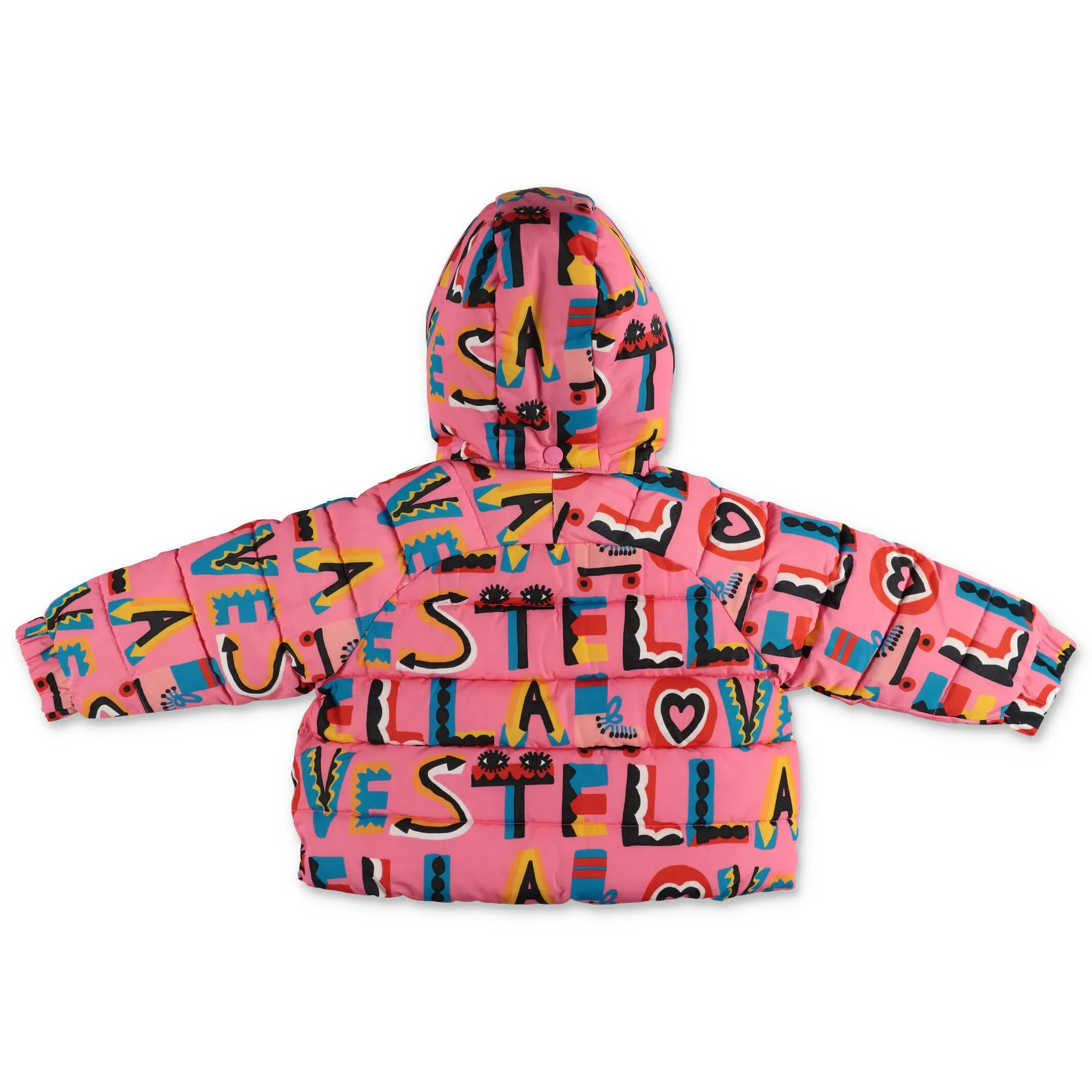 Stella McCartney Kids Logo Printed Puffer Jacket