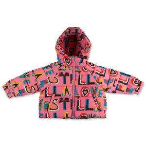 Stella McCartney Kids Logo Printed Puffer Jacket