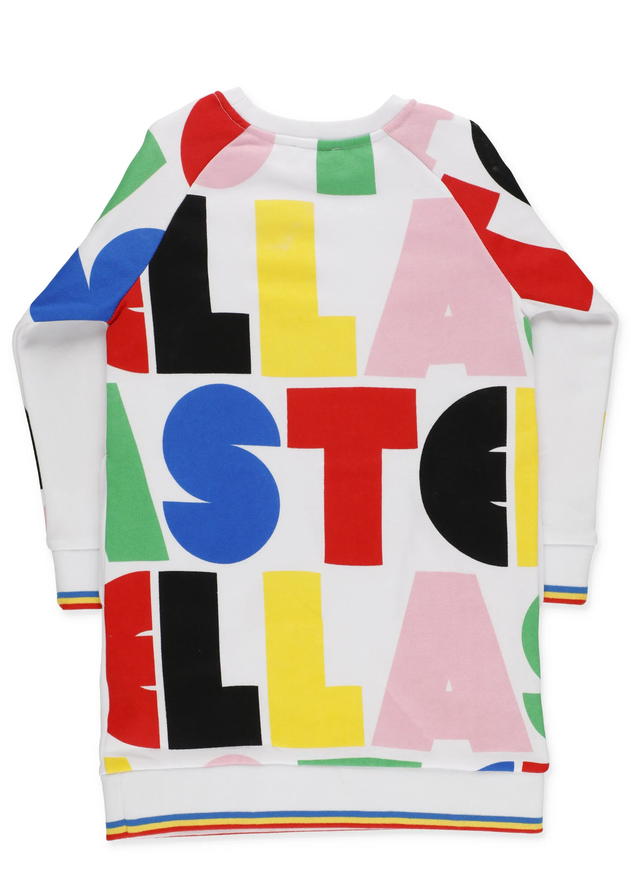 Stella McCartney Kids Maxi Logo Printed Sweatshirt Dress