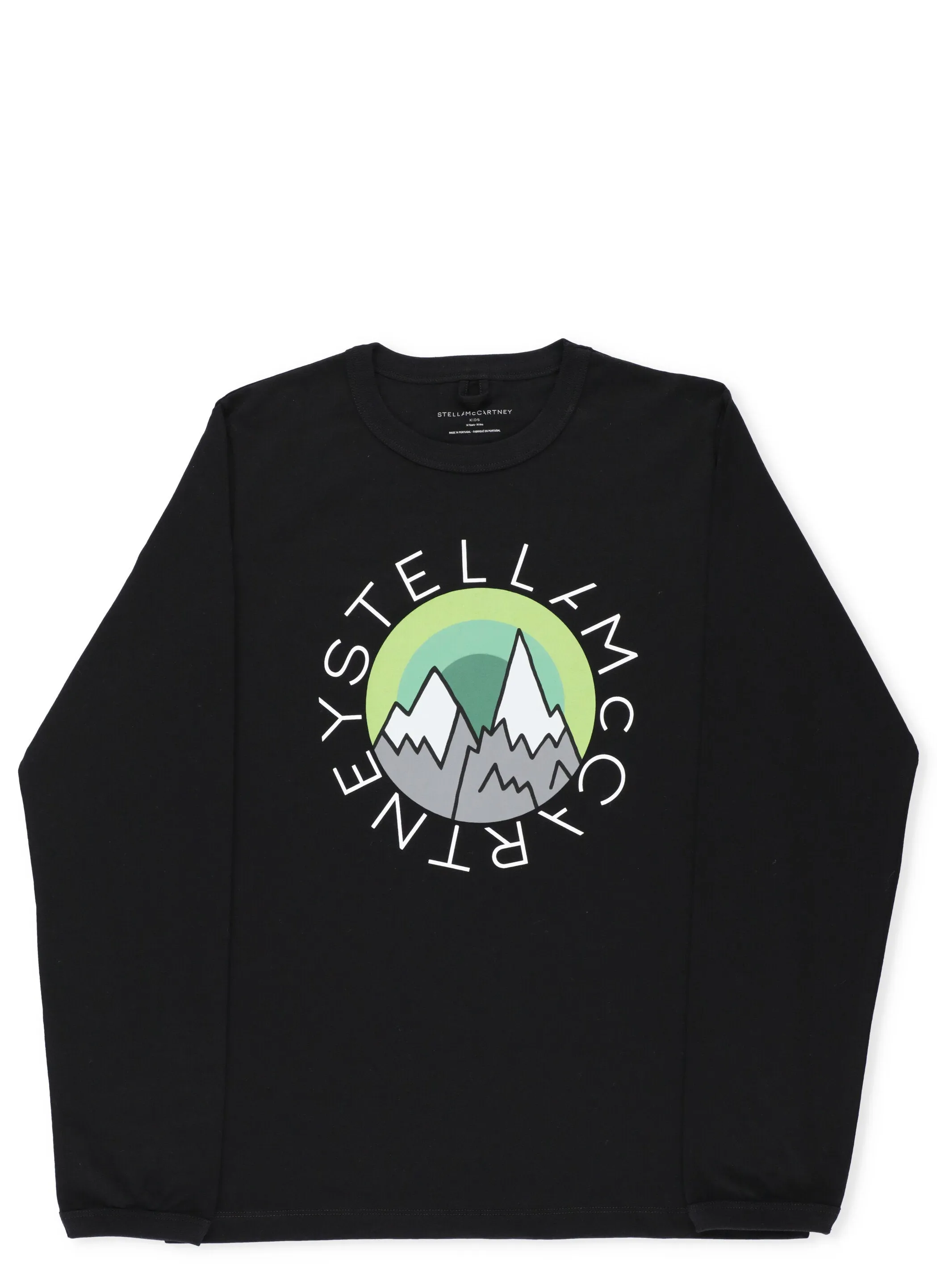 Stella McCartney Kids Mountain Logo Print T-Shirt