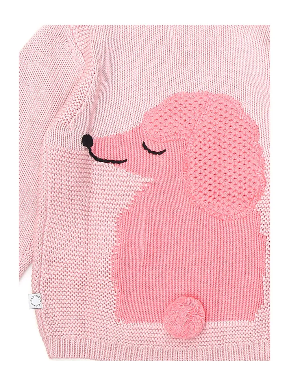 Stella McCartney Kids Poodle Intarsia Knit Jumper