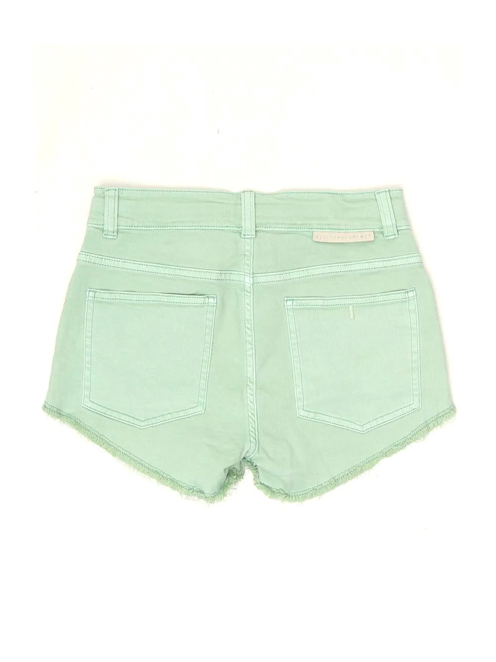 Stella McCartney Kids Raw Hem Denim Shorts