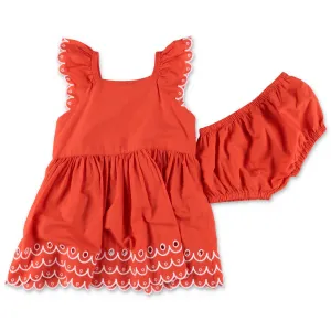 Stella McCartney Kids Scalloped Edge Dress