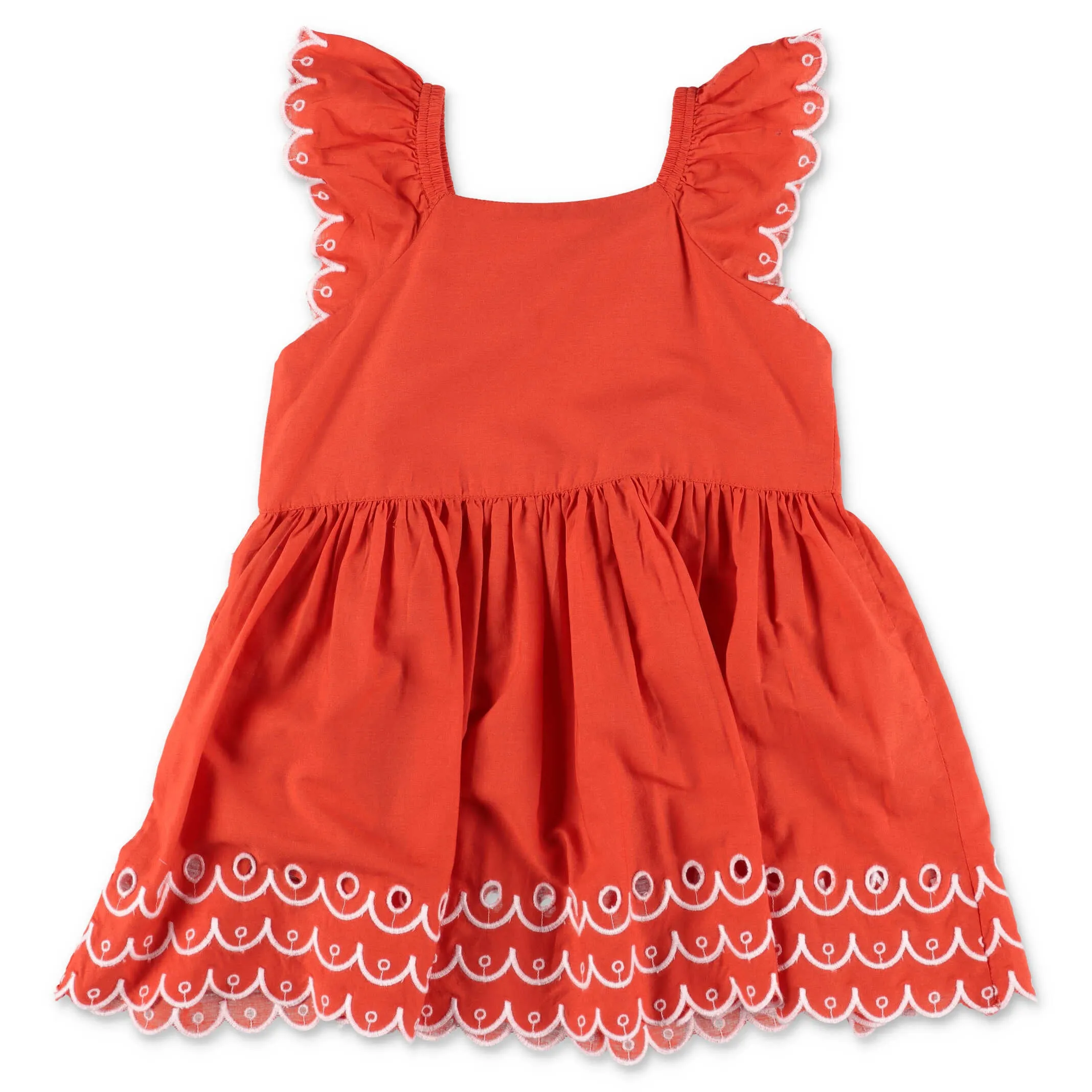 Stella McCartney Kids Scalloped Edge Dress