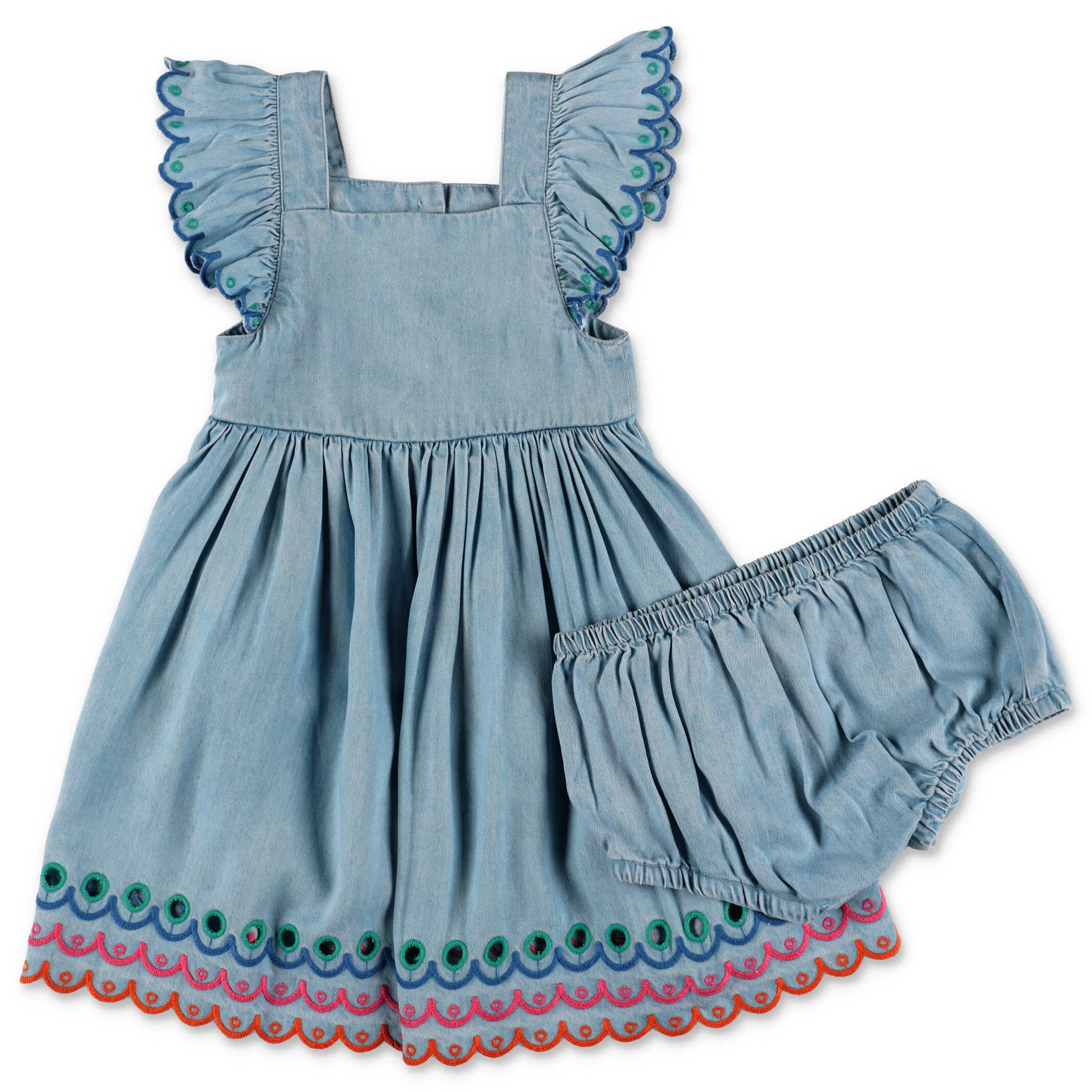 Stella McCartney Kids Scalloped Edge Dress