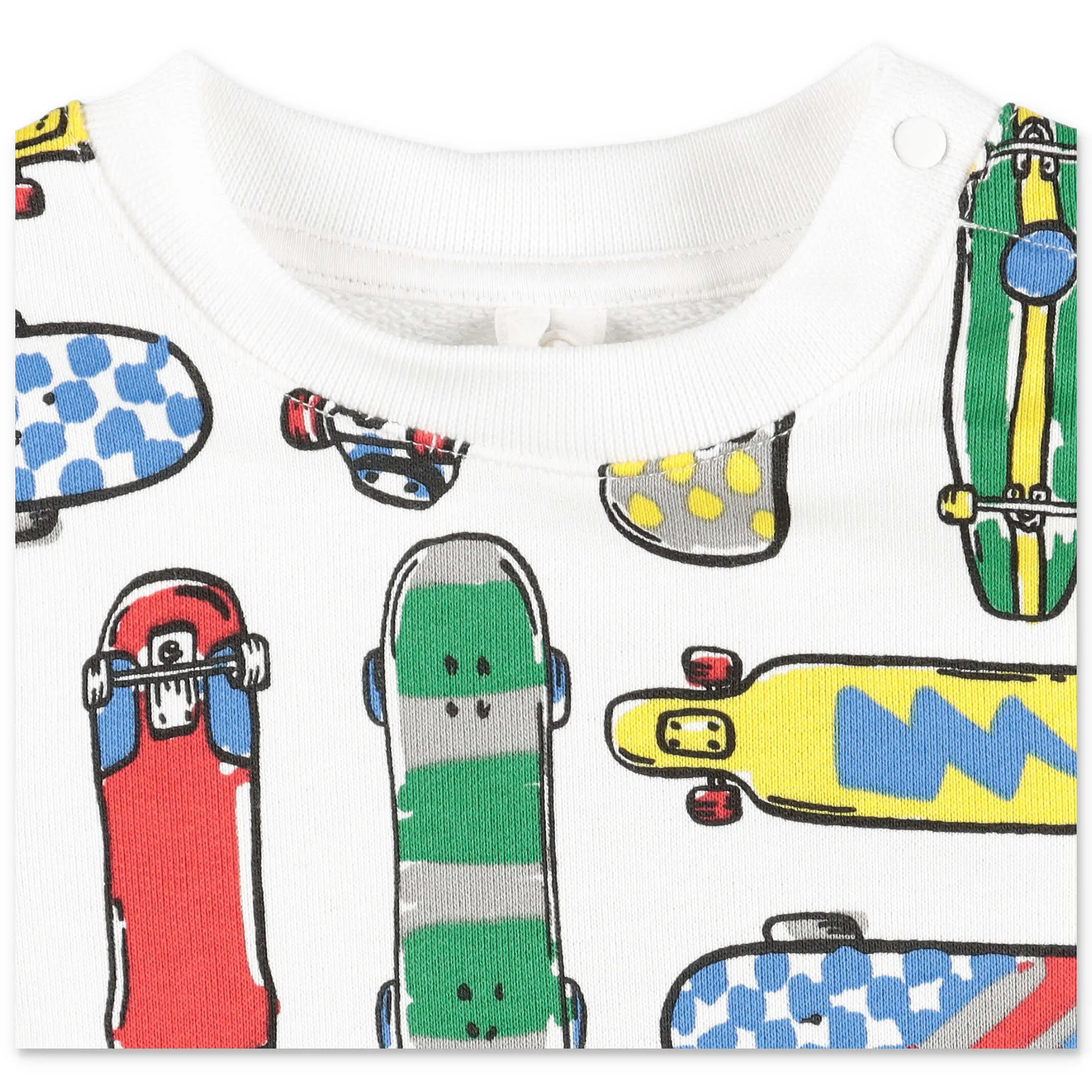 Stella McCartney Kids Skateboards Fleece Sweatshirt