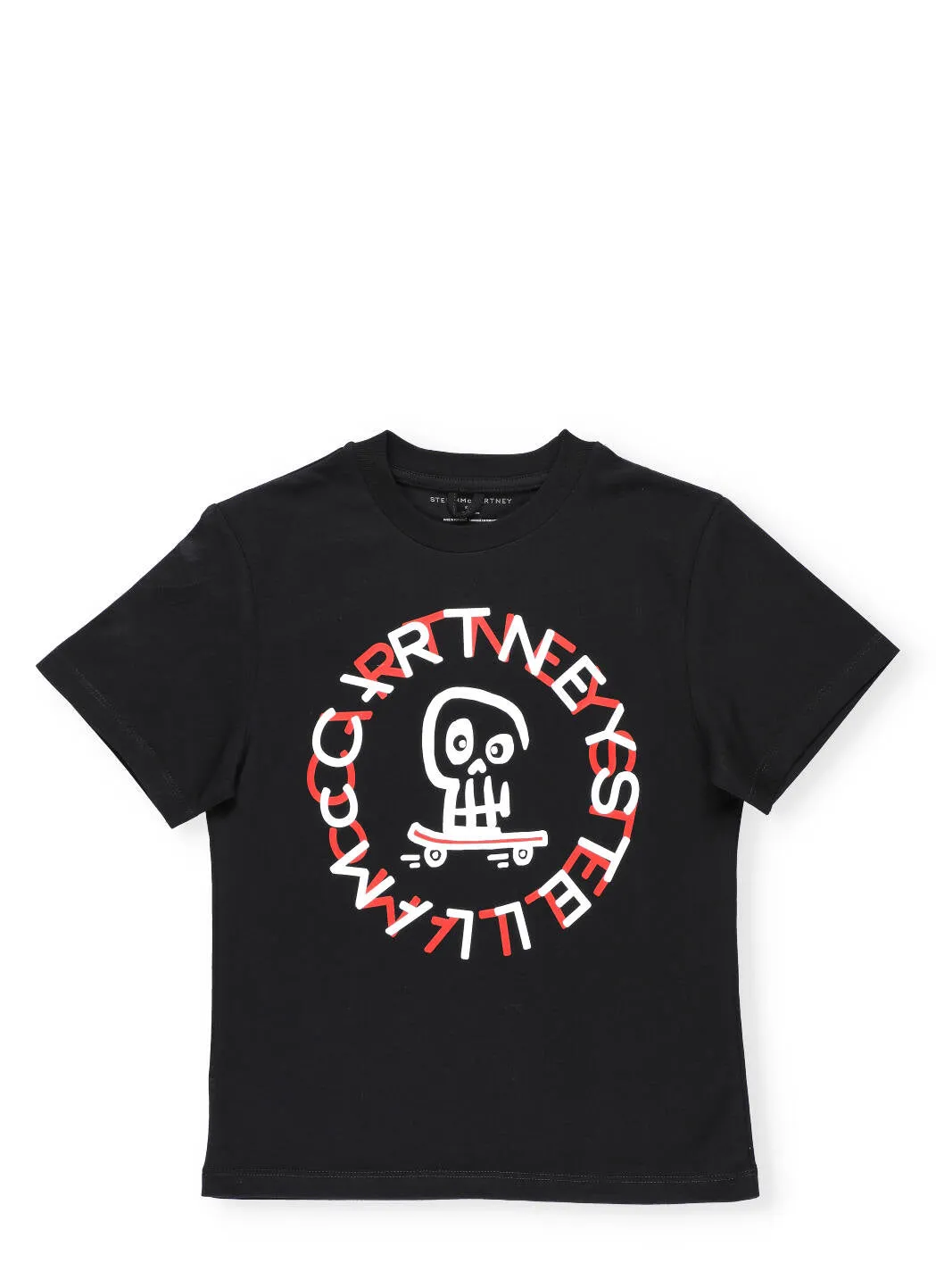 Stella McCartney Kids Skull Logo Print T-Shirt