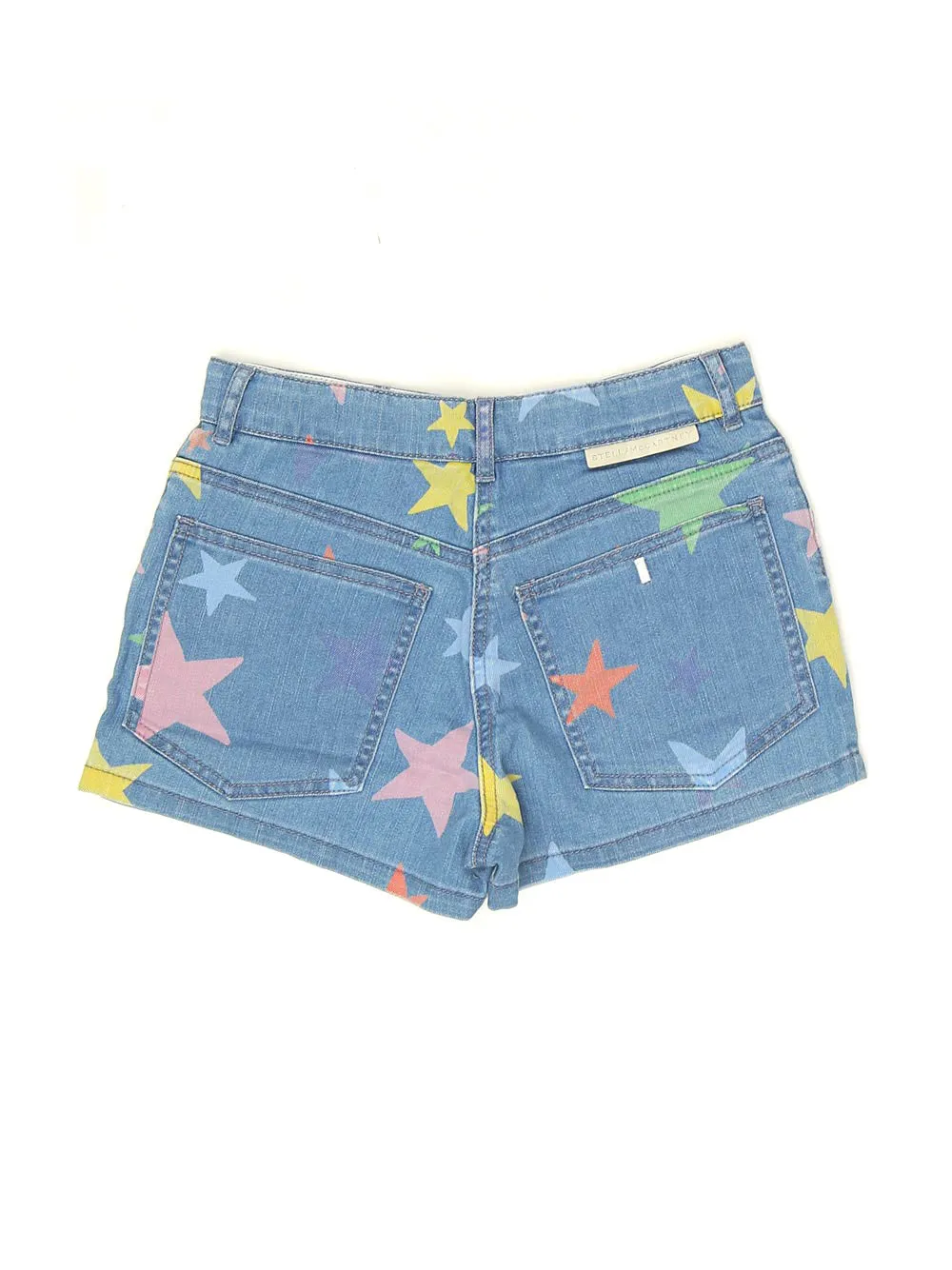Stella McCartney Kids Star Print Denim Shorts