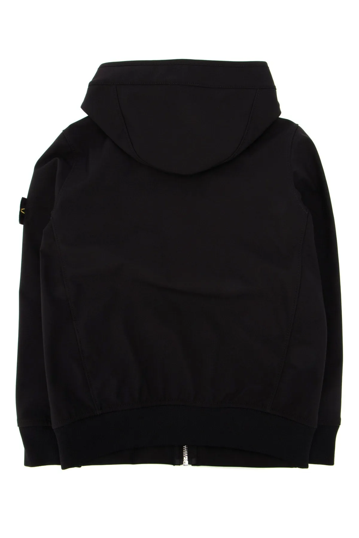 Stone Island Junior Logo Patch Hooded Jacket