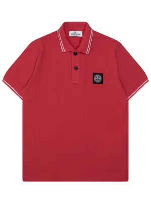 Stone Island Junior Logo Patch Polo Shirt
