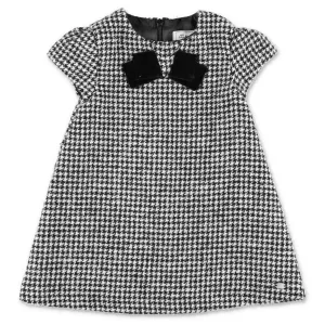 Tartine et Chocolat Short-Sleeve Tweed Dress