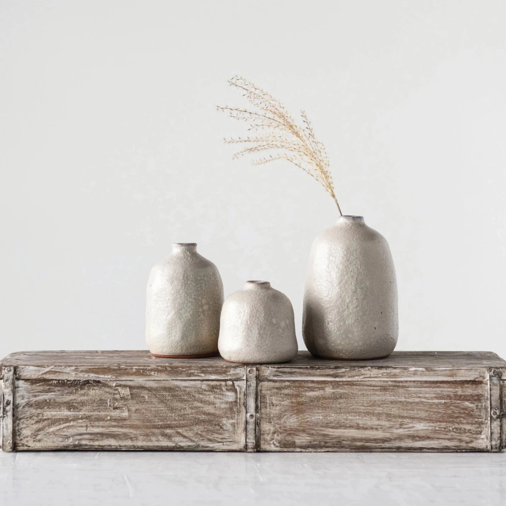 Terracotta Vases - Grey Sand Finish