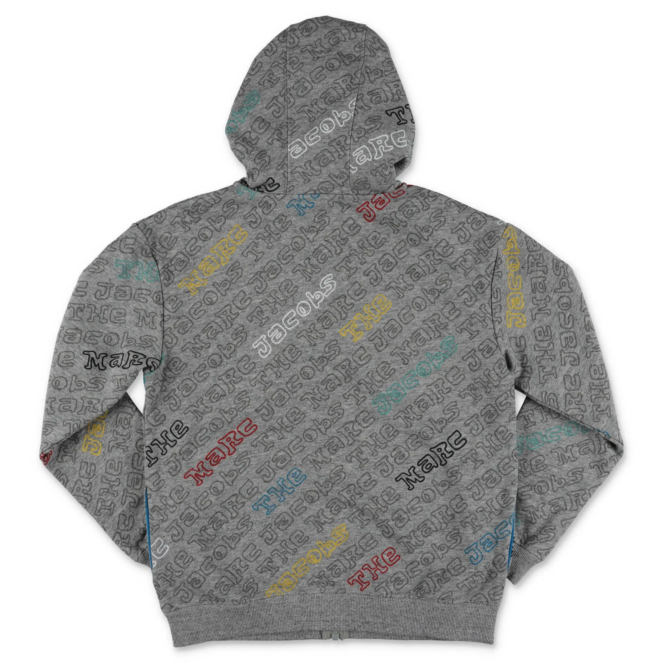 The Marc Jacobs Kids Allover Logo Printed Hooded Jacket