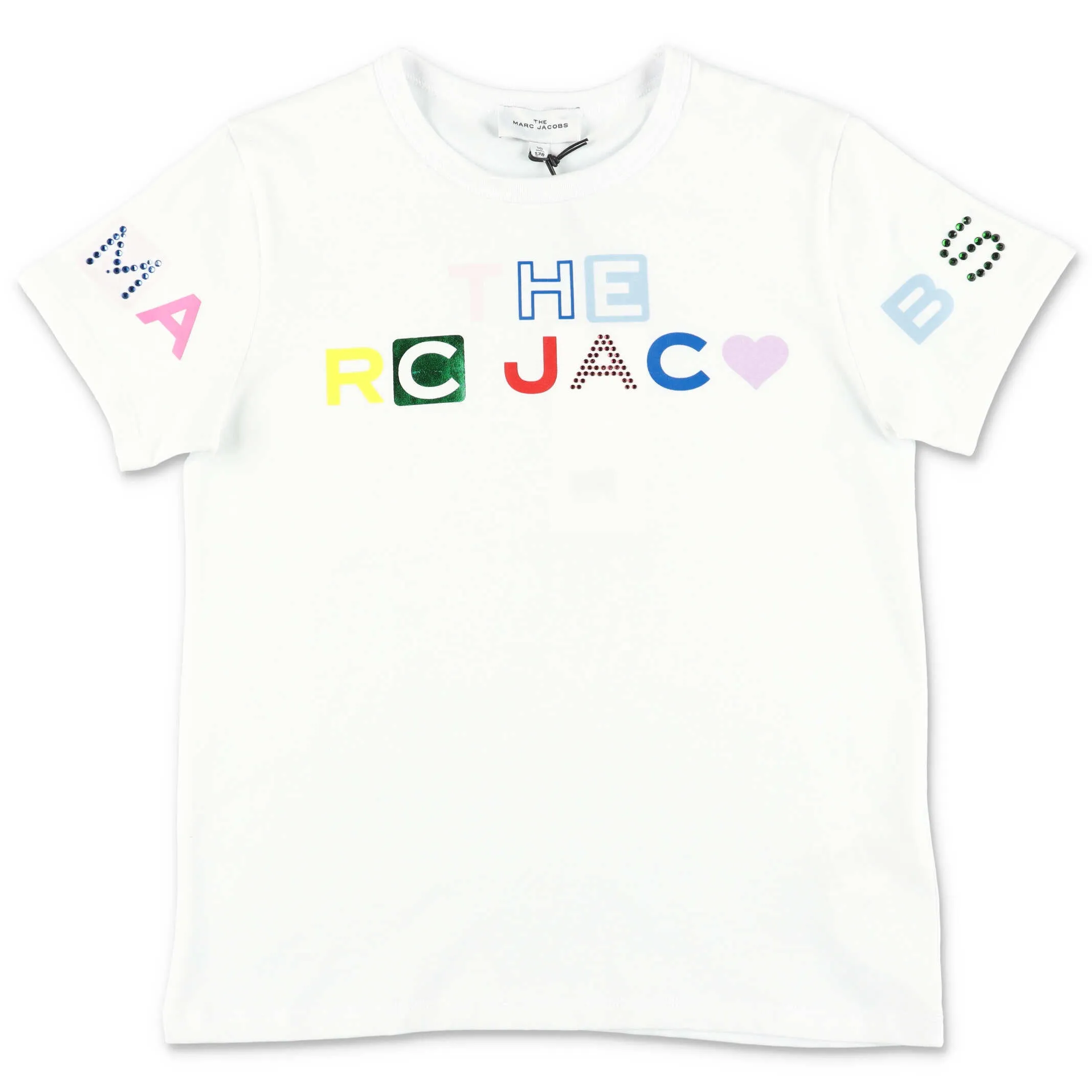 The Marc Jacobs Kids Embellished Logo Print T-Shirt