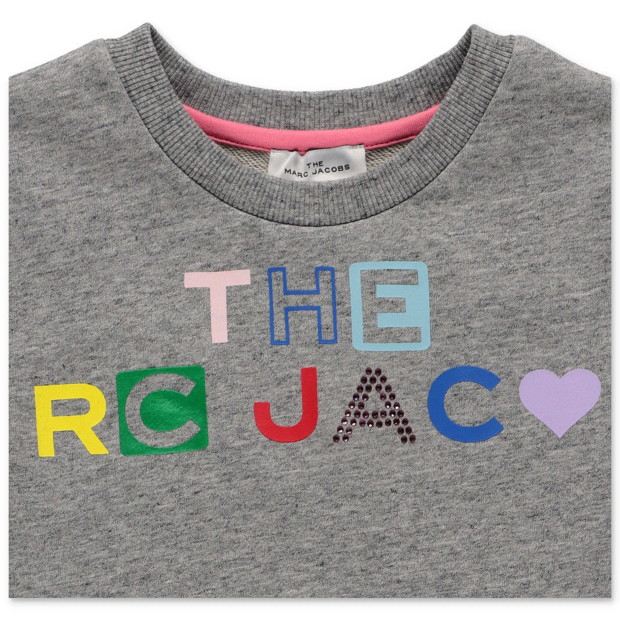 The Marc Jacobs Kids Embellished Logo Printed T-Shirt Dress