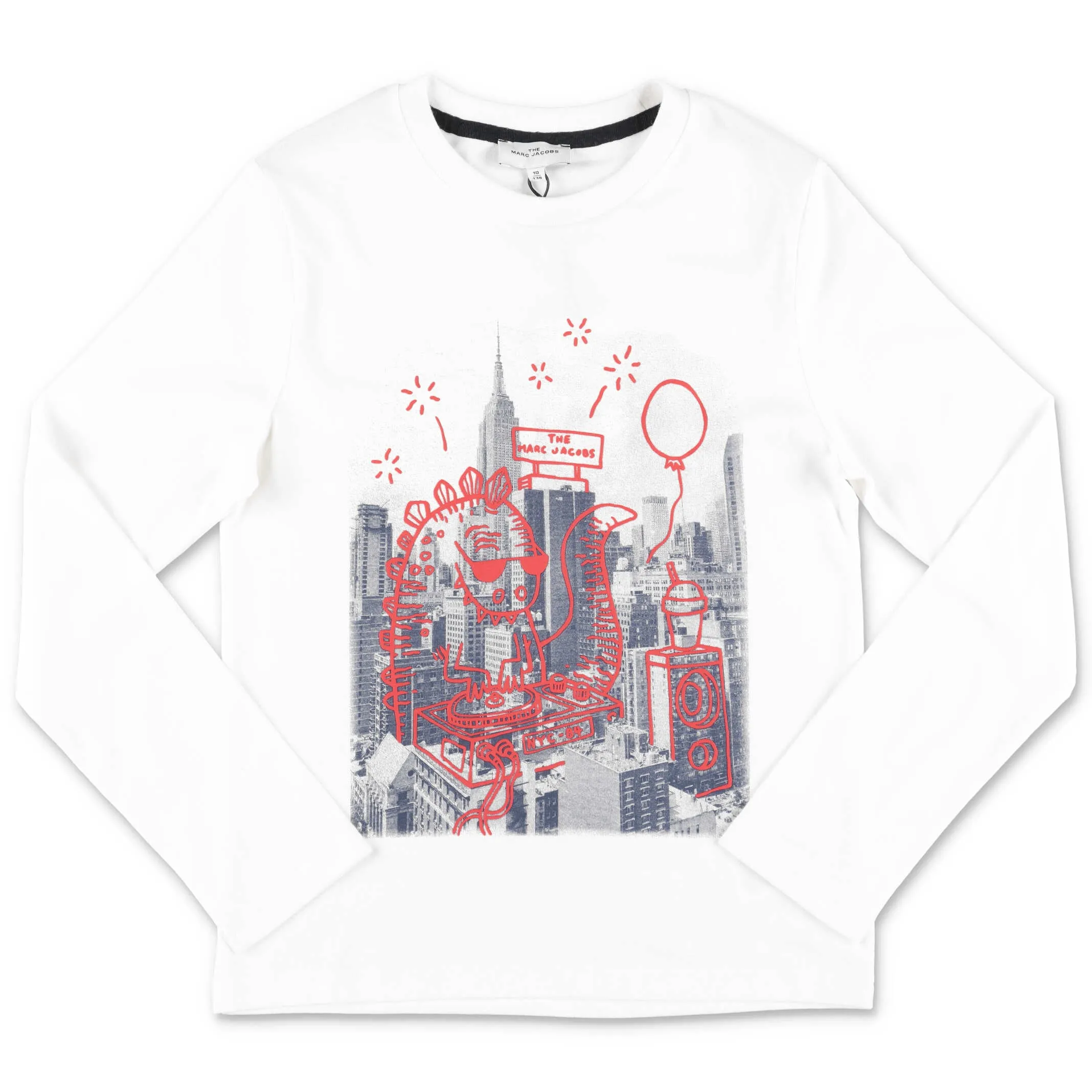 The Marc Jacobs Kids Graphic Print Long-Sleeve Top