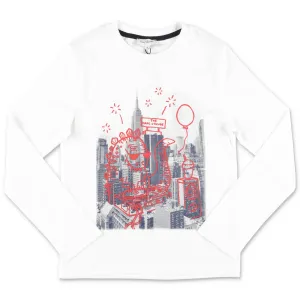 The Marc Jacobs Kids Graphic Print Long-Sleeve Top