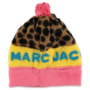 The Marc Jacobs Kids Logo Colour Block Beanie