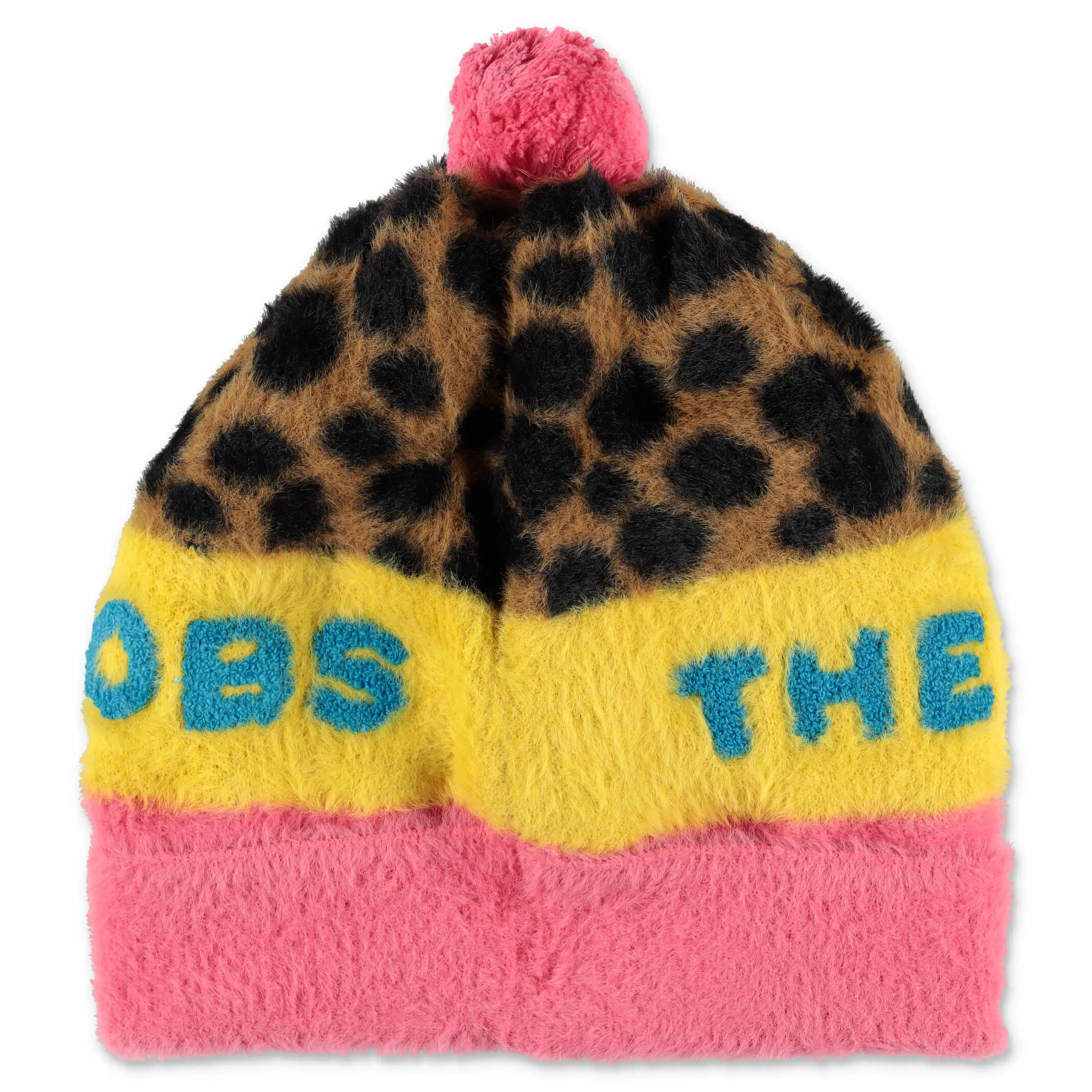 The Marc Jacobs Kids Logo Colour Block Beanie