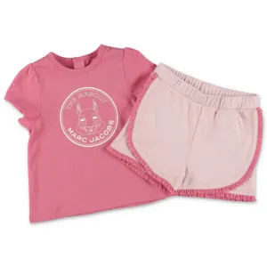 The Marc Jacobs Kids Logo Printed Two-Piece Set