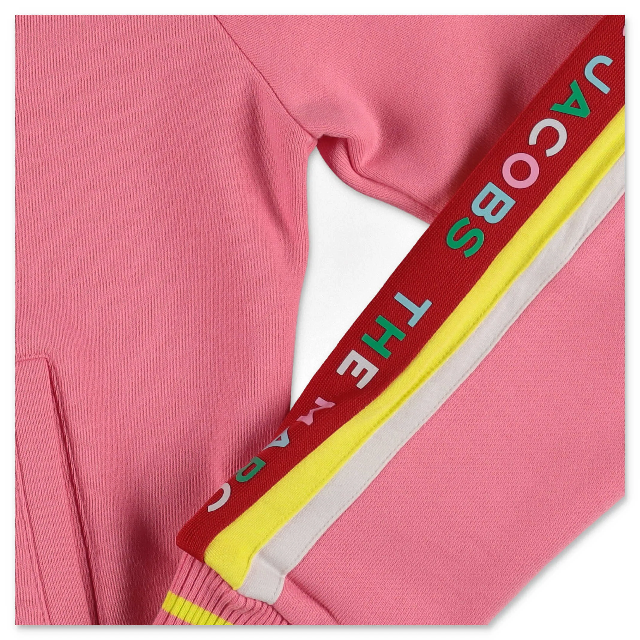 The Marc Jacobs Kids Logo Stripe Detail Bomber Jacket