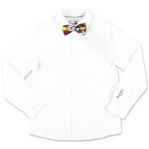The Marc Jacobs Kids Removable Bowtie Detail Shirt