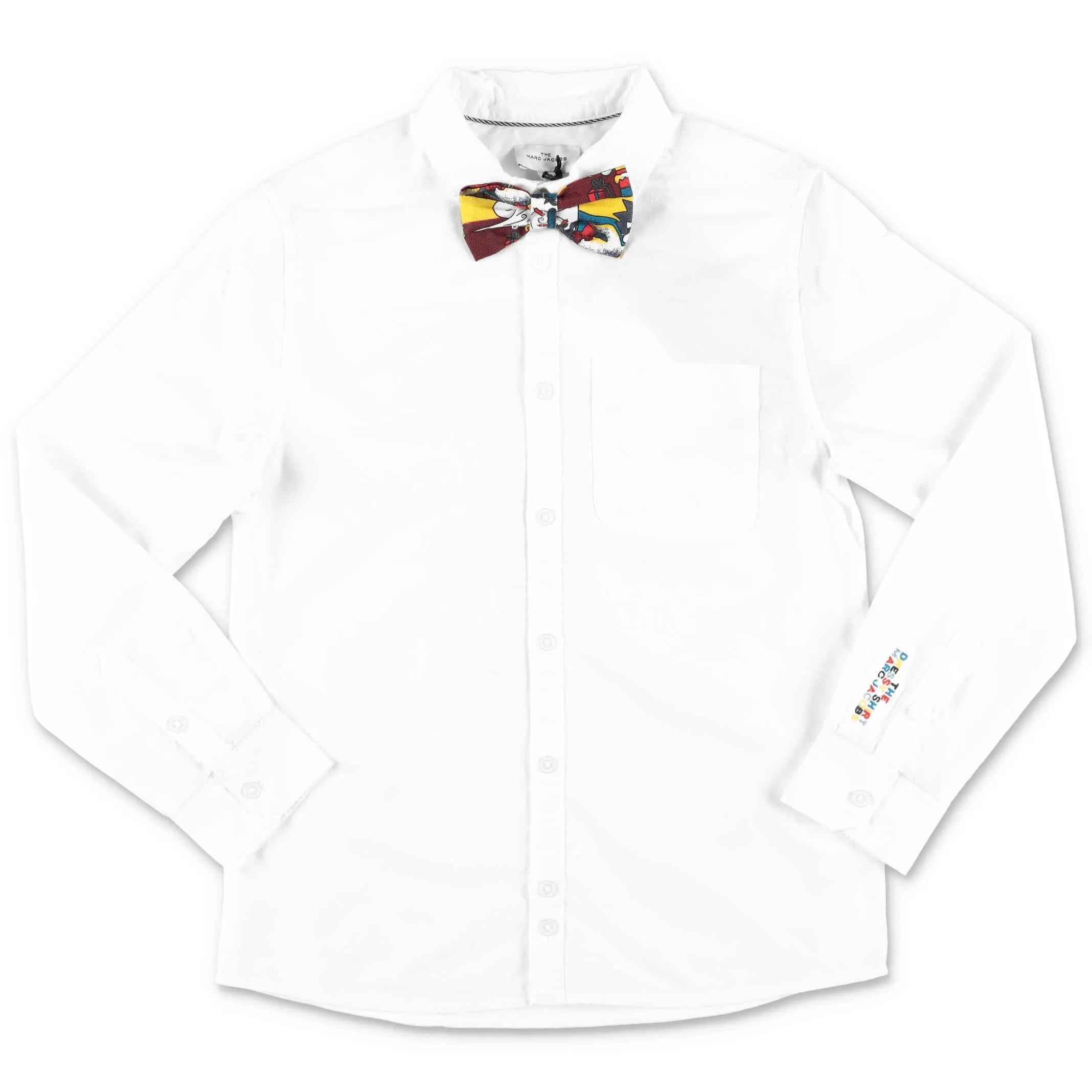 The Marc Jacobs Kids Removable Bowtie Detail Shirt