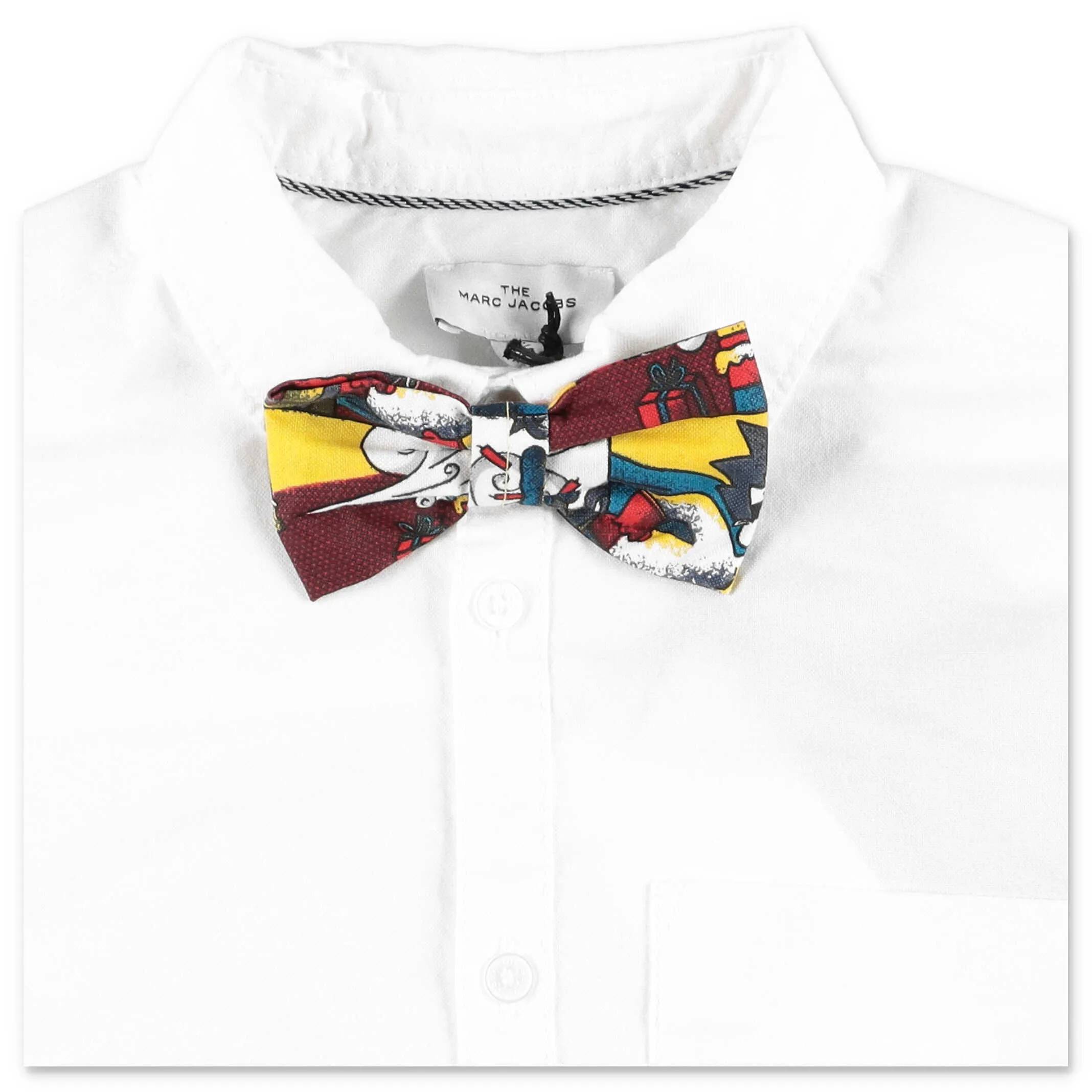The Marc Jacobs Kids Removable Bowtie Detail Shirt