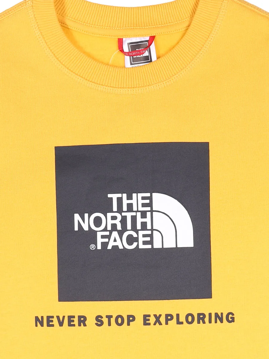 The North Face Kids Logo Print Crewneck Sweatshirt