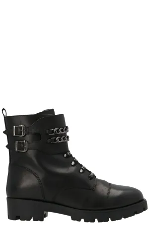 TWINSET Kids Chain Combat Boots