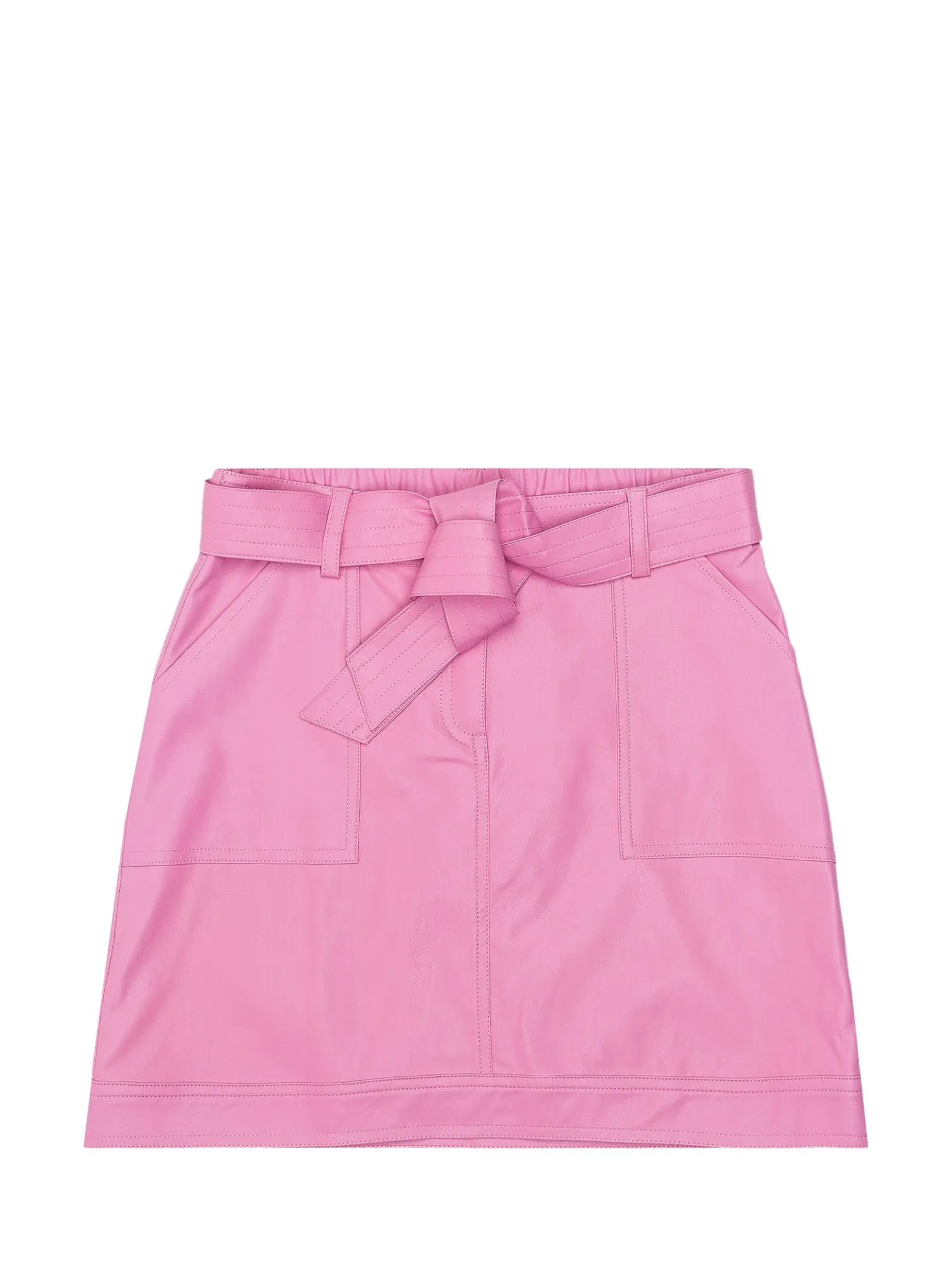TWINSET Kids Logo Printed Belted Skirt