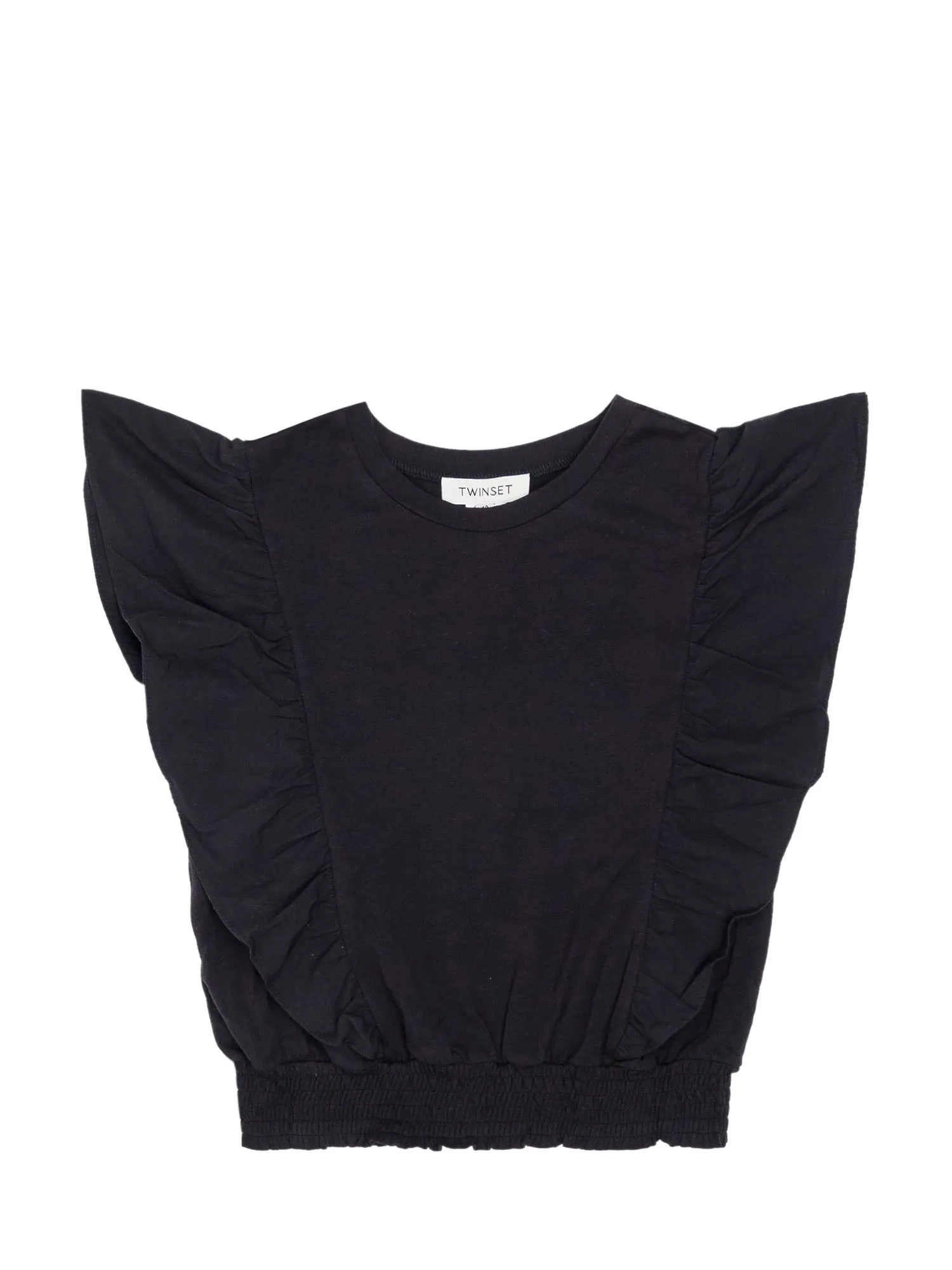 TWINSET Kids Ruffle Sleeve Top