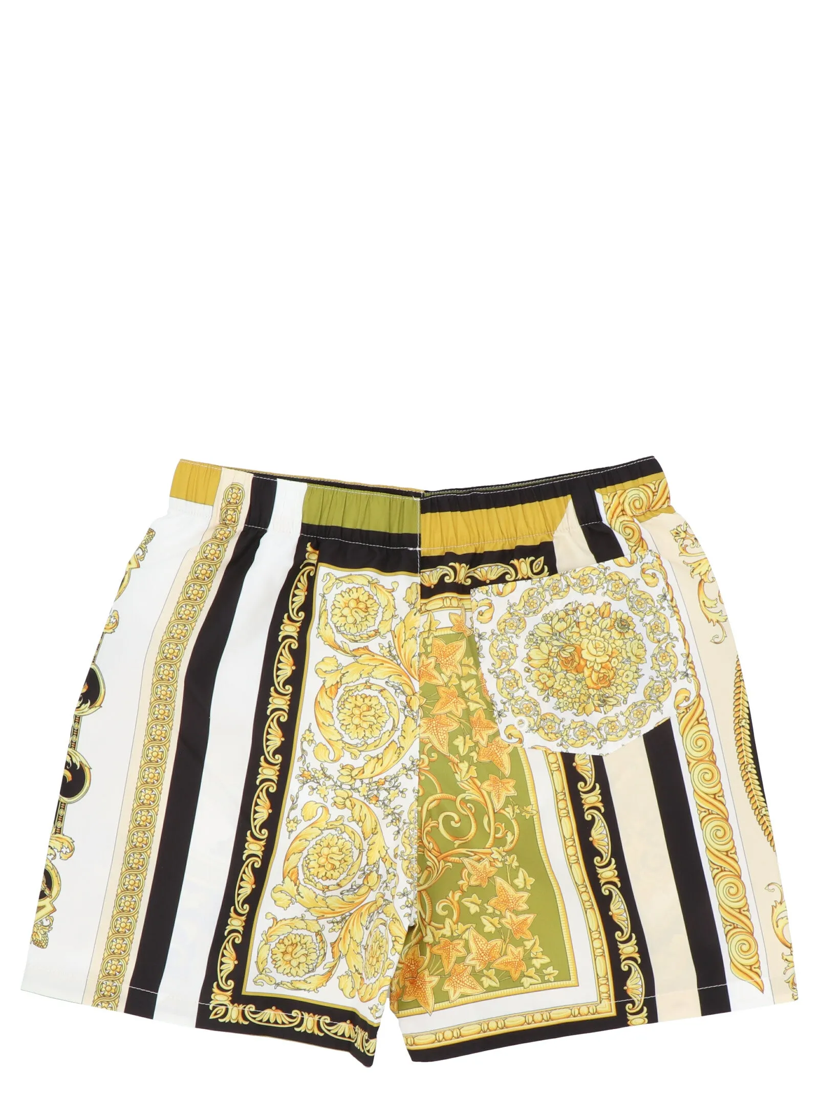 Versace Kids Barocco Print Shorts