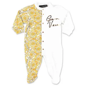 Versace Kids Barocco Printed Onesie