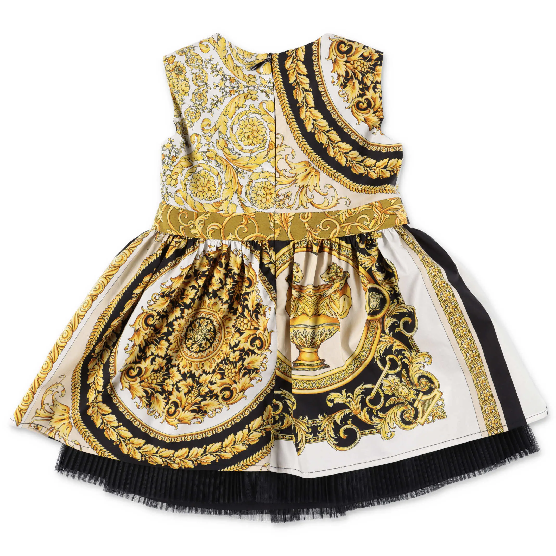 Versace Kids Barocco Printed Sleeveless Dress