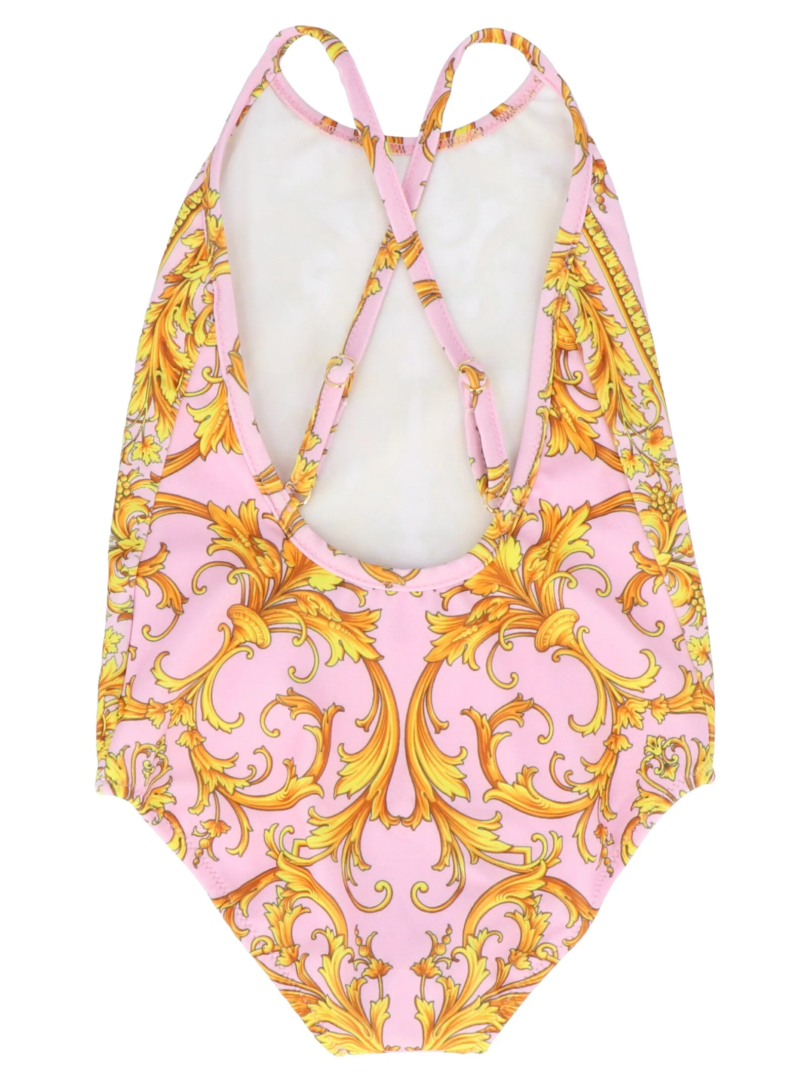Versace Kids Baroque Patterned Swimsuit