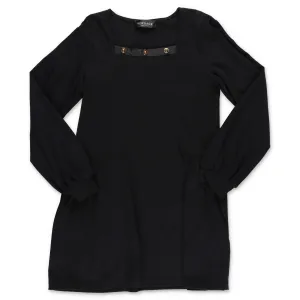 Versace Kids Buttons Embellished Dress